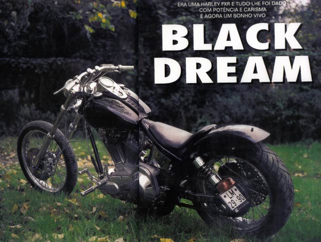 Black Dream, moto custom do arquivo Motobel